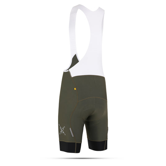 7R7 Men's Pro Cycling Bib Shorts with Elastic Interface Pads