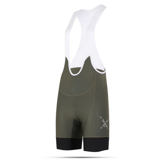 7R7 Women's Pro Cycling Bib Shorts with Elastic Interface Pads
