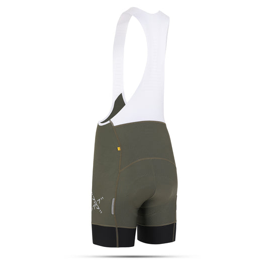 7R7 Women's Pro Cycling Bib Shorts with Elastic Interface Pads