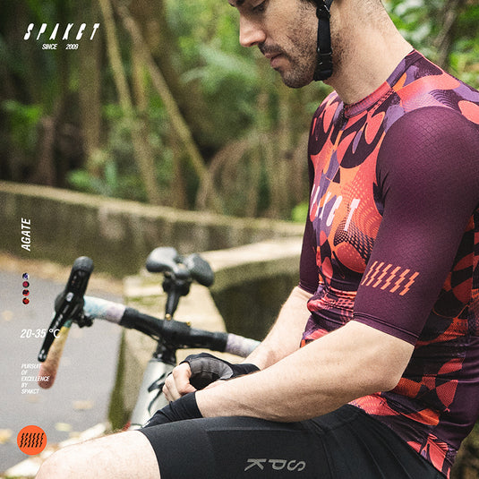 Spakct Four-sided Continuous Pro Men's Cycling Jersey YB111105