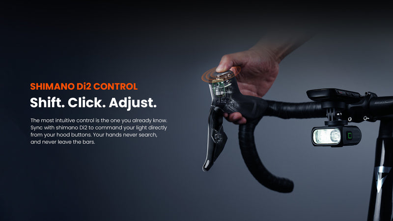 Load image into Gallery viewer, Magicshine HORI 1300 PRO Dual Mounted ANT+ &amp; Di2 Smart Bike Light
