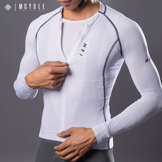 Mcycle Solid Color Pro Men's Long Sleeve Cycling Jersey MY341