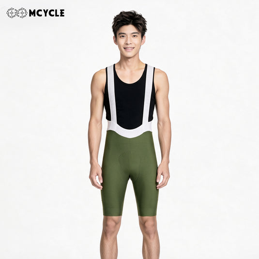 Mcycle Men's High‑Compression Road Cycling Bib Shorts MK109