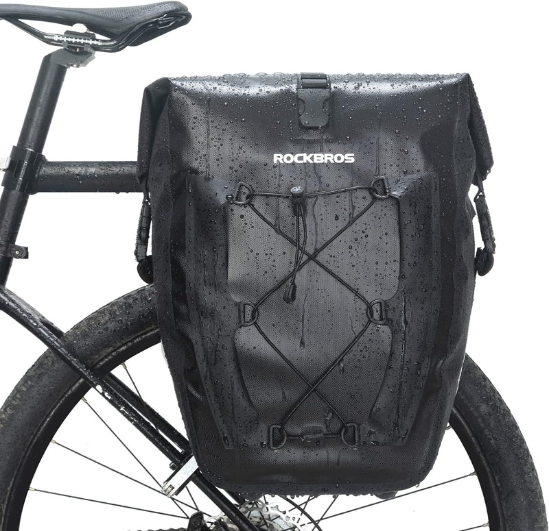 Load image into Gallery viewer, ROCKBROS Bike Pannier 27L Bicycle Rear Seat Carrier Waterproof Bag AS002
