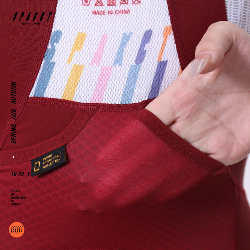 Load image into Gallery viewer, Spakct Chunqiu Women's Fleece-lined Cycling Bib Shorts  10-20℃ YC212012
