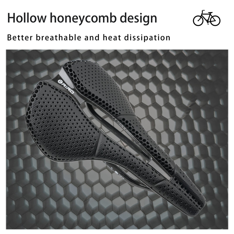 Load image into Gallery viewer, Riro Carbon Fiber Saddle 3D Printing Cycling Seat SD5
