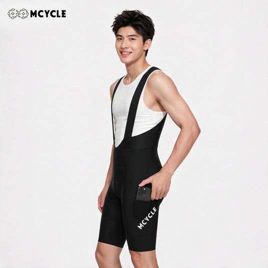 Mcycle Men's High‑Compression Road Cycling Bib Shorts MK109