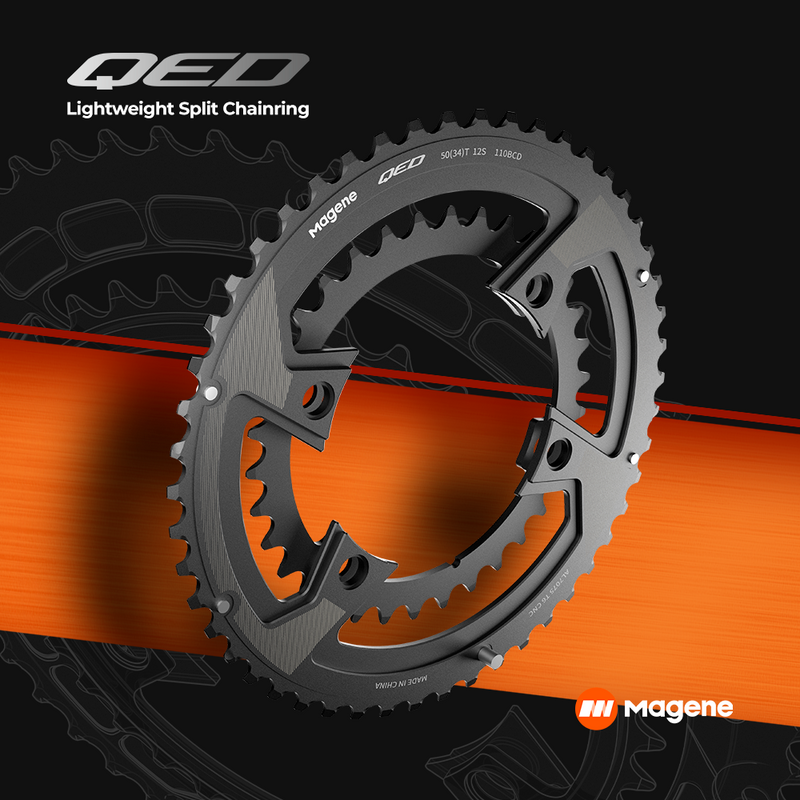Load image into Gallery viewer, Magene QED Lightweight BCD110 Split Chainring
