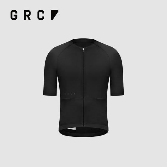 GRC Men's Black Label Premium Cycling Jersey - Luxury Short Sleeve Road Bike Shirt 1501