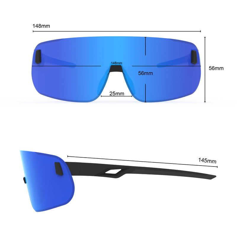 Load image into Gallery viewer, MOEG Cycling Sunglasses with Polarized REVO Lens MO9370
