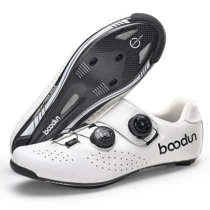 Load image into Gallery viewer, Boodun Limitless Carbon Leather Road Bike Cycling Shoes J032049
