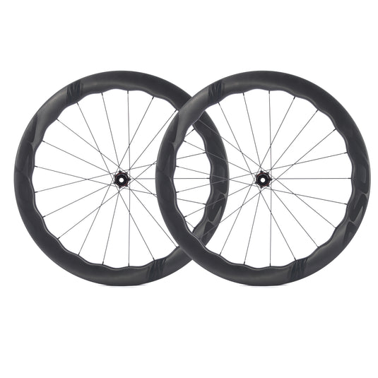 SCOM VOSO Lite Wave Carbon Wheels with Ceramic Bearings Disc Brake