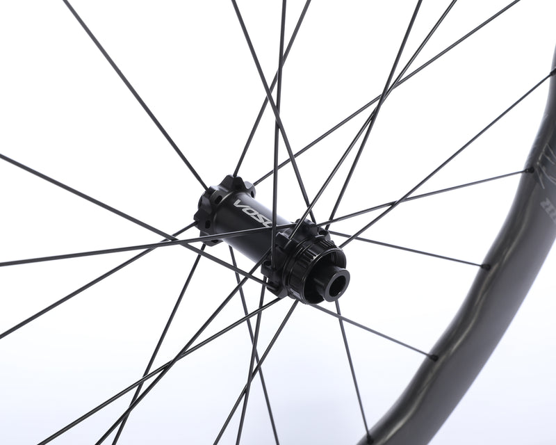 Load image into Gallery viewer, SCOM VOSO Lite Wave Carbon Wheels with Ceramic Bearings Disc Brake
