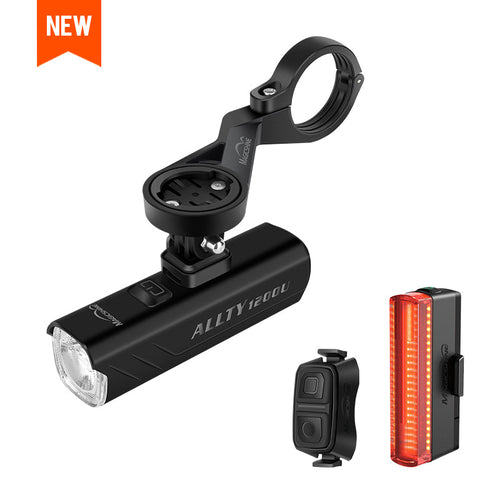 MagicShine Allty 1200U with Seemee 50 V2 Cycling Combo Lights