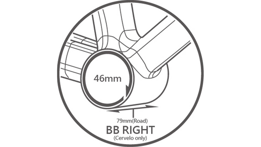 TRiPEAK JETSTREAM PRO BB Right 3-in-1 Bottom Bracket G3 Ceramic Bearing
