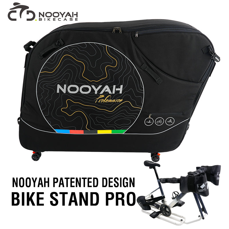 Load image into Gallery viewer, NOOYAH BK015 PRO Bike Travel Case No Remove Handlebar Bicycle Soft Bag with Stand Frame
