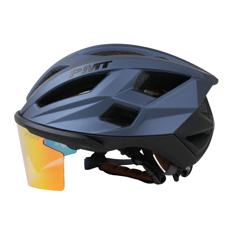 Load image into Gallery viewer, PMT Meedo 3 Cycling Helmet with Magnetic REVO Sunglasses
