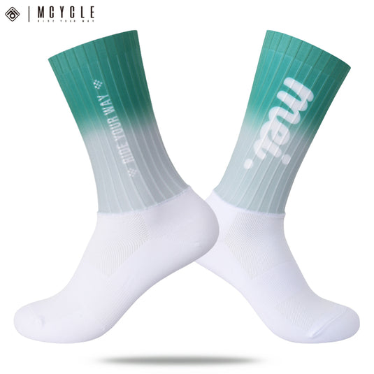 Mcycle Multiple Colors Patchwork Aero Cycling Socks MP048
