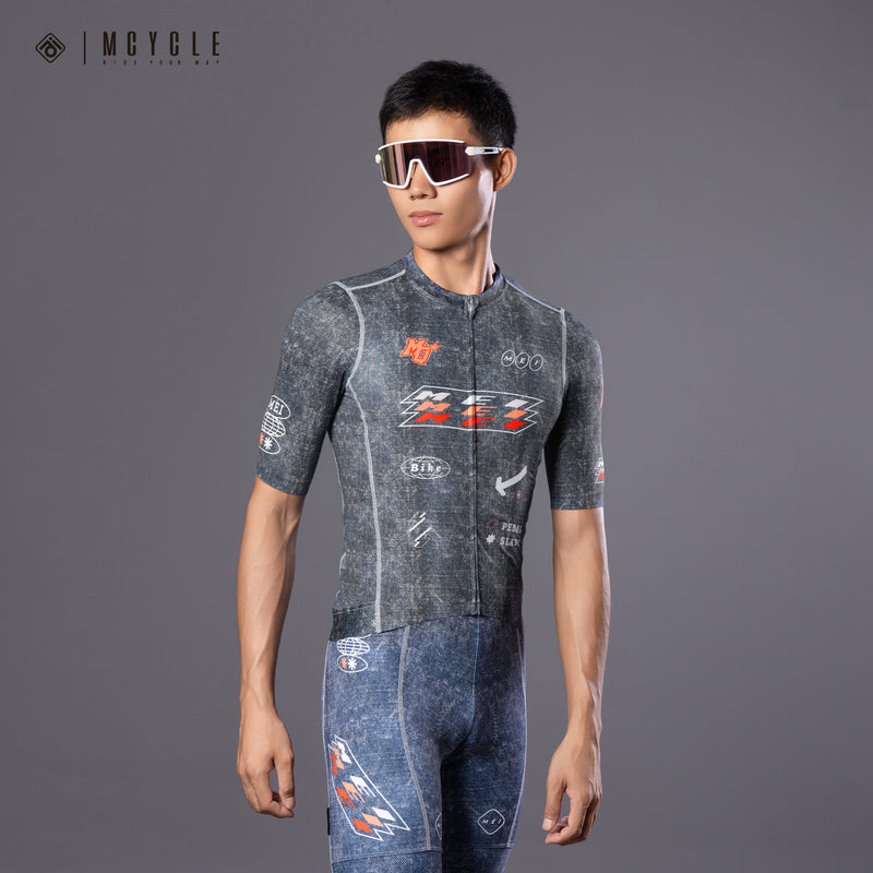 Load image into Gallery viewer, Mcycle Men's Pro Cycling Jersey Top MY372
