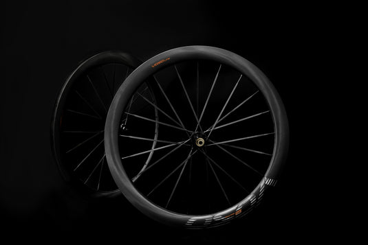 SCOM VOSO Lite Ultimate 50+ Carbon Spoke Road Bike Disc Brake Wheelset | Tubeless & Clincher Compatible