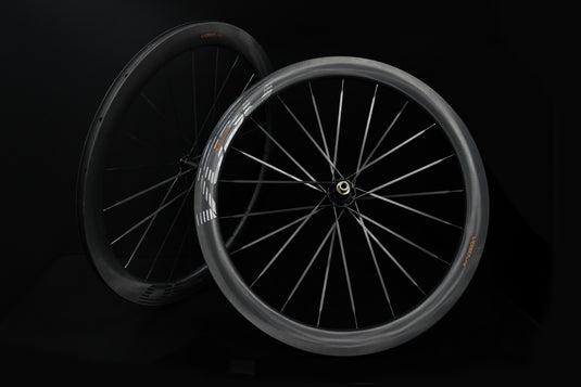 SCOM VOSO Lite Ultimate 50+ Carbon Spoke Road Bike Disc Brake Wheelset | Tubeless & Clincher Compatible