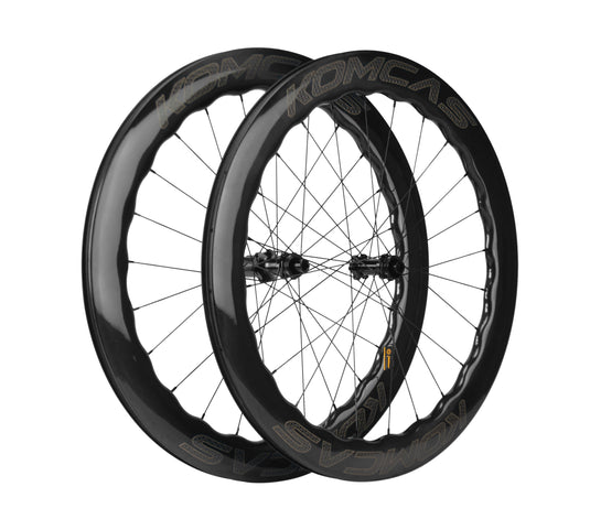 KOMCAS Pro 65 mm Road Bike Carbon Wheel