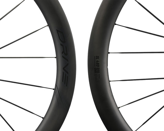 Elitewheels Drive SL CS Carbon‑Spoke Disc Road Wheelset | 48mm / 58mm Depth | UCI‑Approved