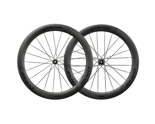 Elitewheels Drive SL CS Carbon‑Spoke Disc Road Wheelset | 48mm / 58mm Depth | UCI‑Approved