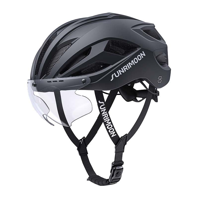 Load image into Gallery viewer, Sunrimoon Cycling Helmet with Photochromic Sunglasses and 3D Grid S79
