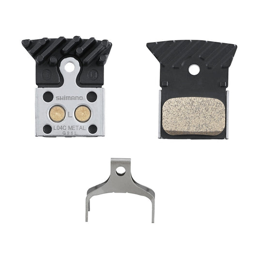 Shimano Disc Brake Pad BP-L04C-MF Metal with Fin for 105 Ultegra Dura-Ace