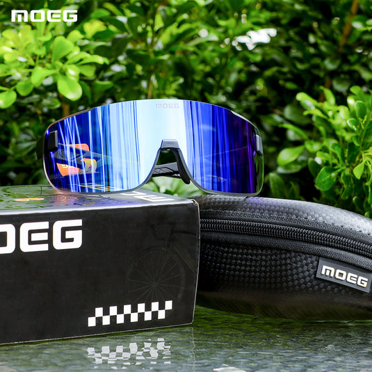 MOEG Cycling Sunglasses with Polarized REVO Lens MO9370