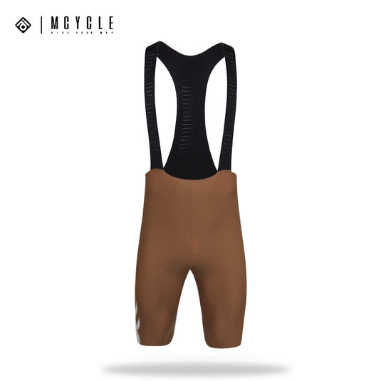 Mcycle Men's Seamless Cycling Bib Shorts with Elastic Interface Pads MK077