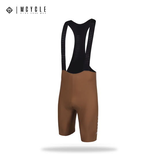 Mcycle Men's Seamless Cycling Bib Shorts with Elastic Interface Pads MK077