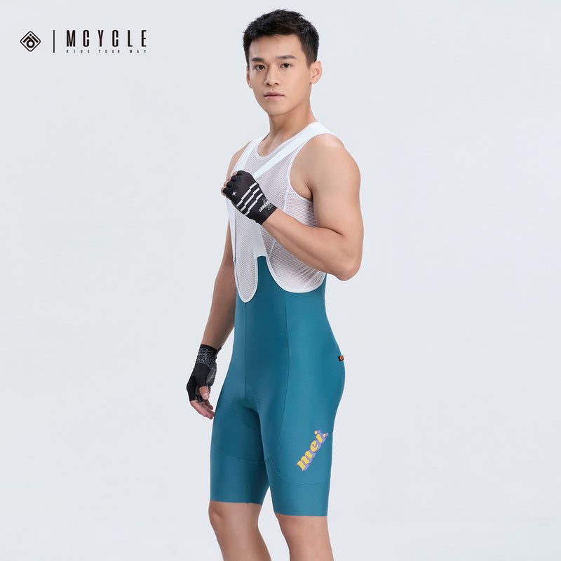 Load image into Gallery viewer, Mcycle Men's Cycling Bib Shorts with Elastic Interface Pads MK093
