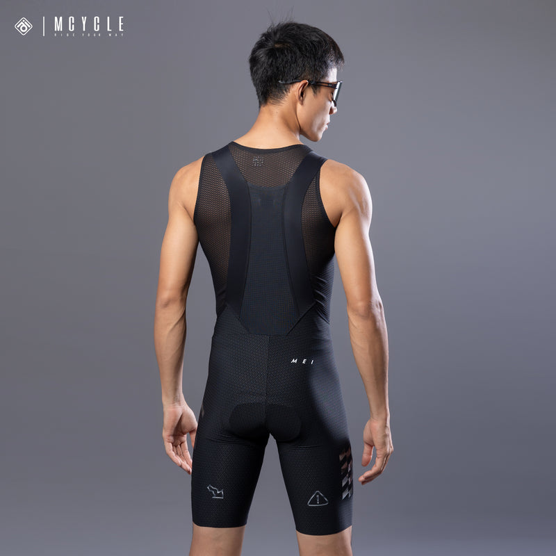 Load image into Gallery viewer, Mcycle Men&#39;s Cycling Bib Shorts with Elastic Interface Pads MK100
