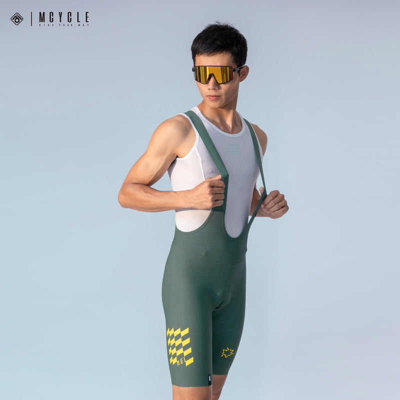 Load image into Gallery viewer, Mcycle Men&#39;s Cycling Bib Shorts with Elastic Interface Pads MK100
