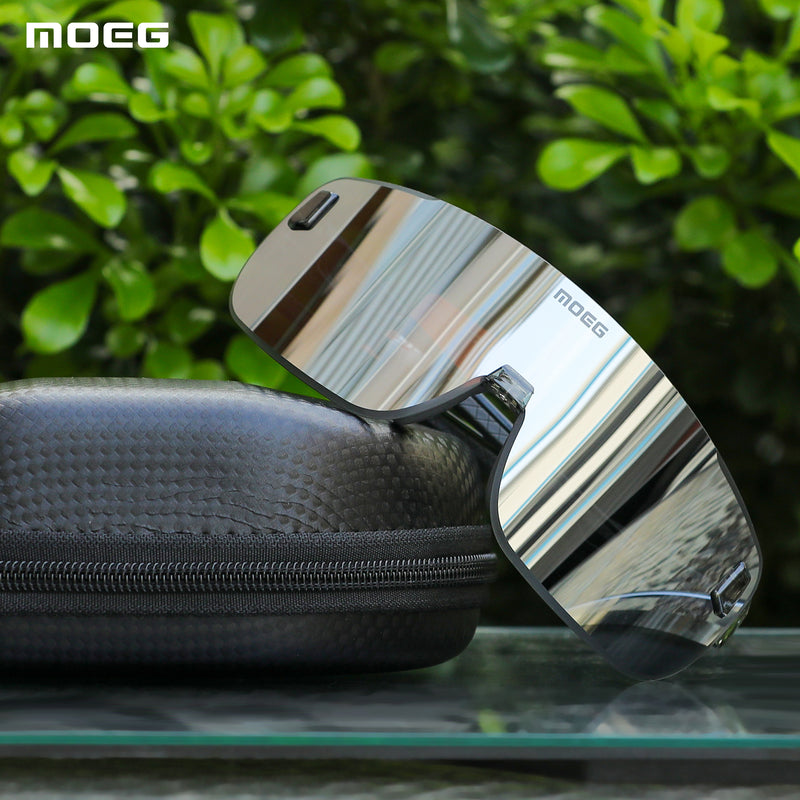 Load image into Gallery viewer, MOEG Cycling Sunglasses with Polarized REVO Lens MO9370
