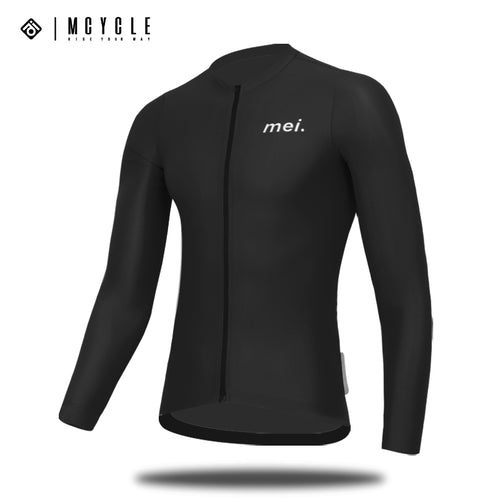 Mcycle Man Solid Color Long Sleeve Cycling Jersey MY248