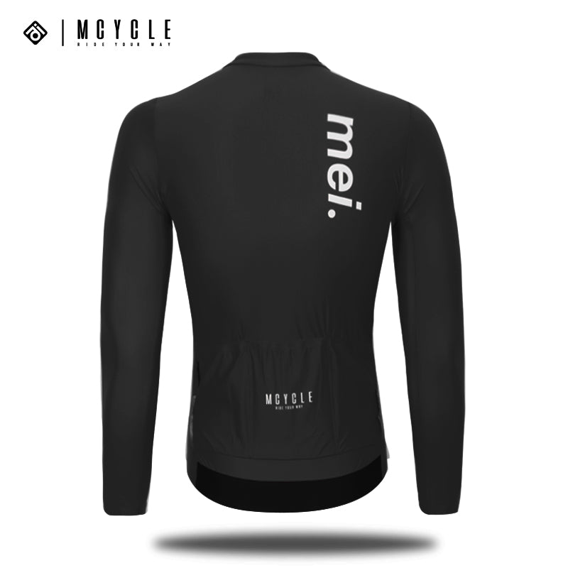 Load image into Gallery viewer, Mcycle Man Solid Color Long Sleeve Cycling Jersey MY248
