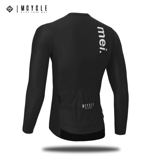 Mcycle Man Solid Color Long Sleeve Cycling Jersey MY248