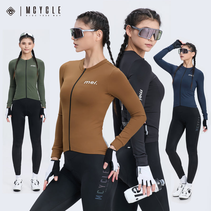 Load image into Gallery viewer, Mcycle Women&#39;s Thermal Long Sleeve Jersey MY253W
