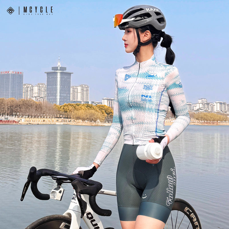 Load image into Gallery viewer, Mcycle Women's Pro Long Sleeve Cycling Jersey MY337W
