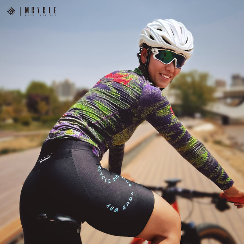 Load image into Gallery viewer, Mcycle Women's Pro Long Sleeve Cycling Jersey MY337W
