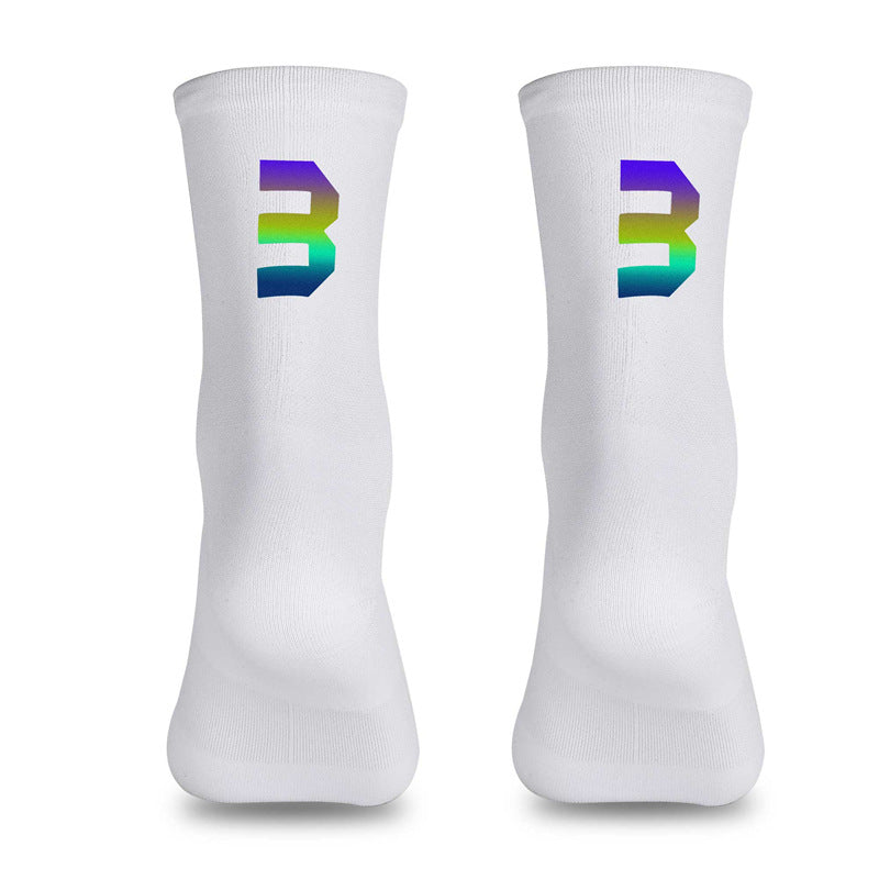 Load image into Gallery viewer, Reflective Digital Cycling Sports Socks
