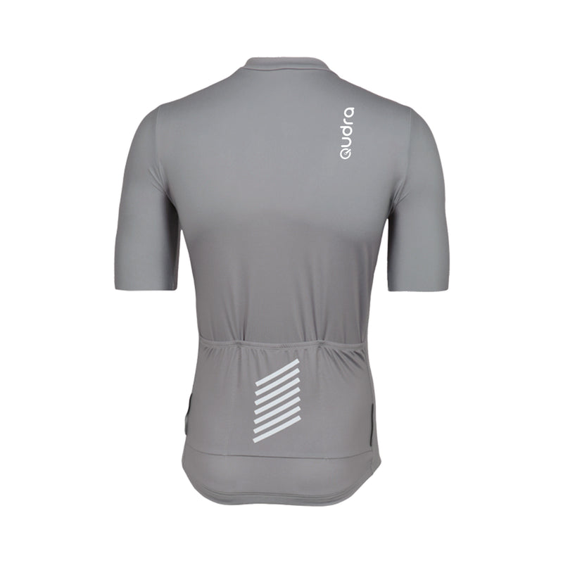 Load image into Gallery viewer, Qudra Cycling Jersey and Bib Tights Top with Short Pants Grey 059
