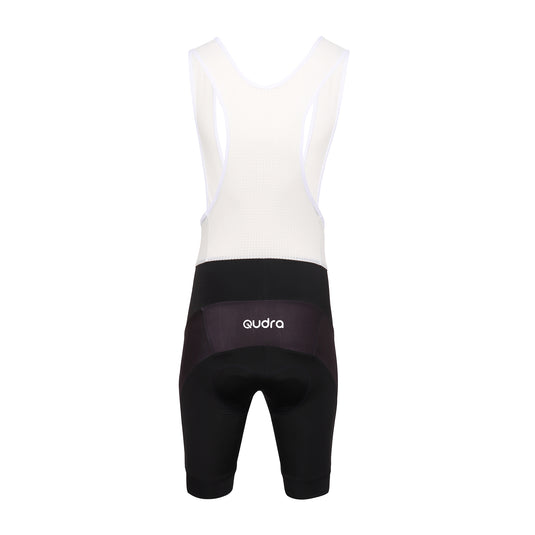 Qudra Cycling Jersey and Bib Tights Top with Short Pants White 062