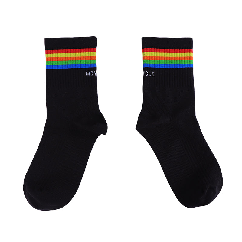 Load image into Gallery viewer, Mcycle Multi Color Knitted Cycling Socks Sports Socks
