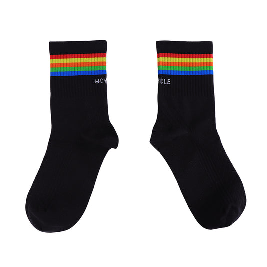 Mcycle Multi Color Knitted Cycling Socks Sports Socks