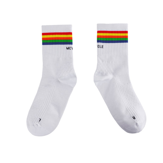 Mcycle Multi Color Knitted Cycling Socks Sports Socks