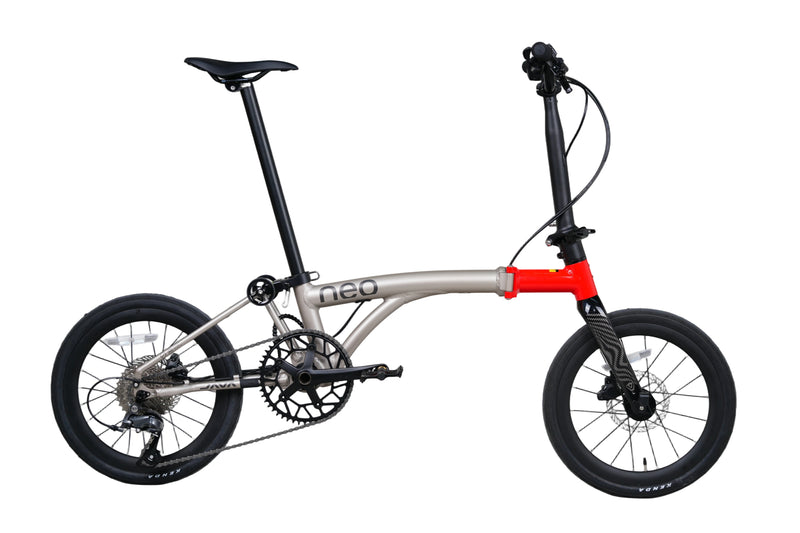 Load image into Gallery viewer, JAVA NEO 9 Speed 16 Inch Triple-fold Folding Bike
